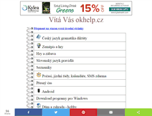 Tablet Screenshot of okhelp.cz